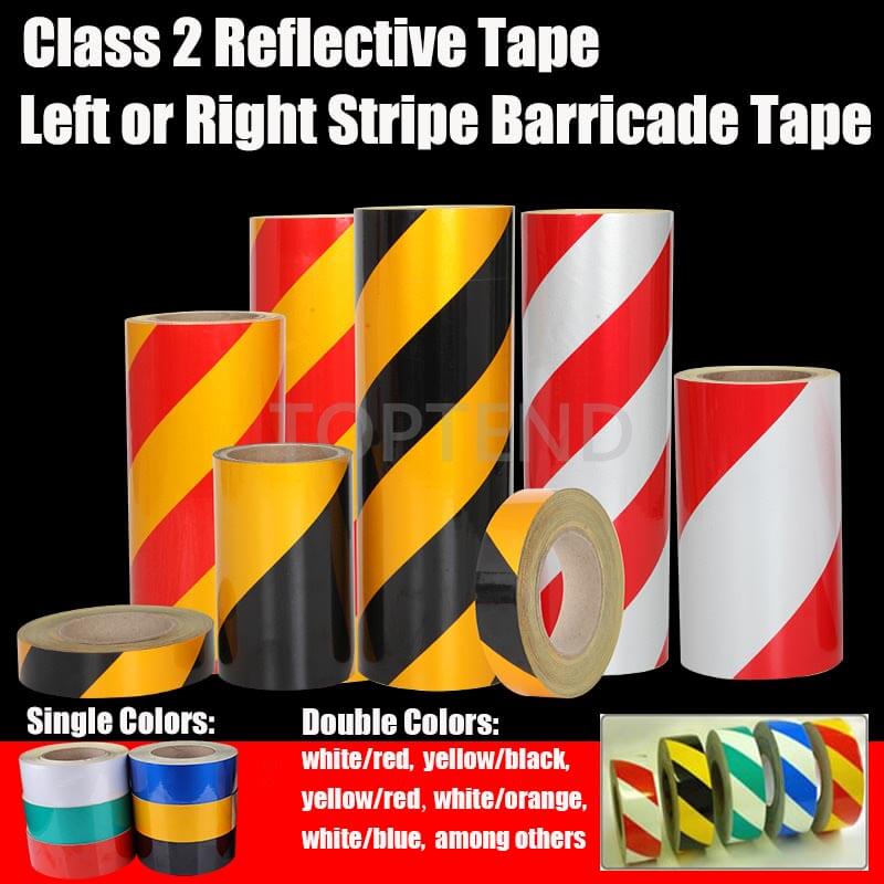 class 2 engineer grade reflective tape, barricade tape